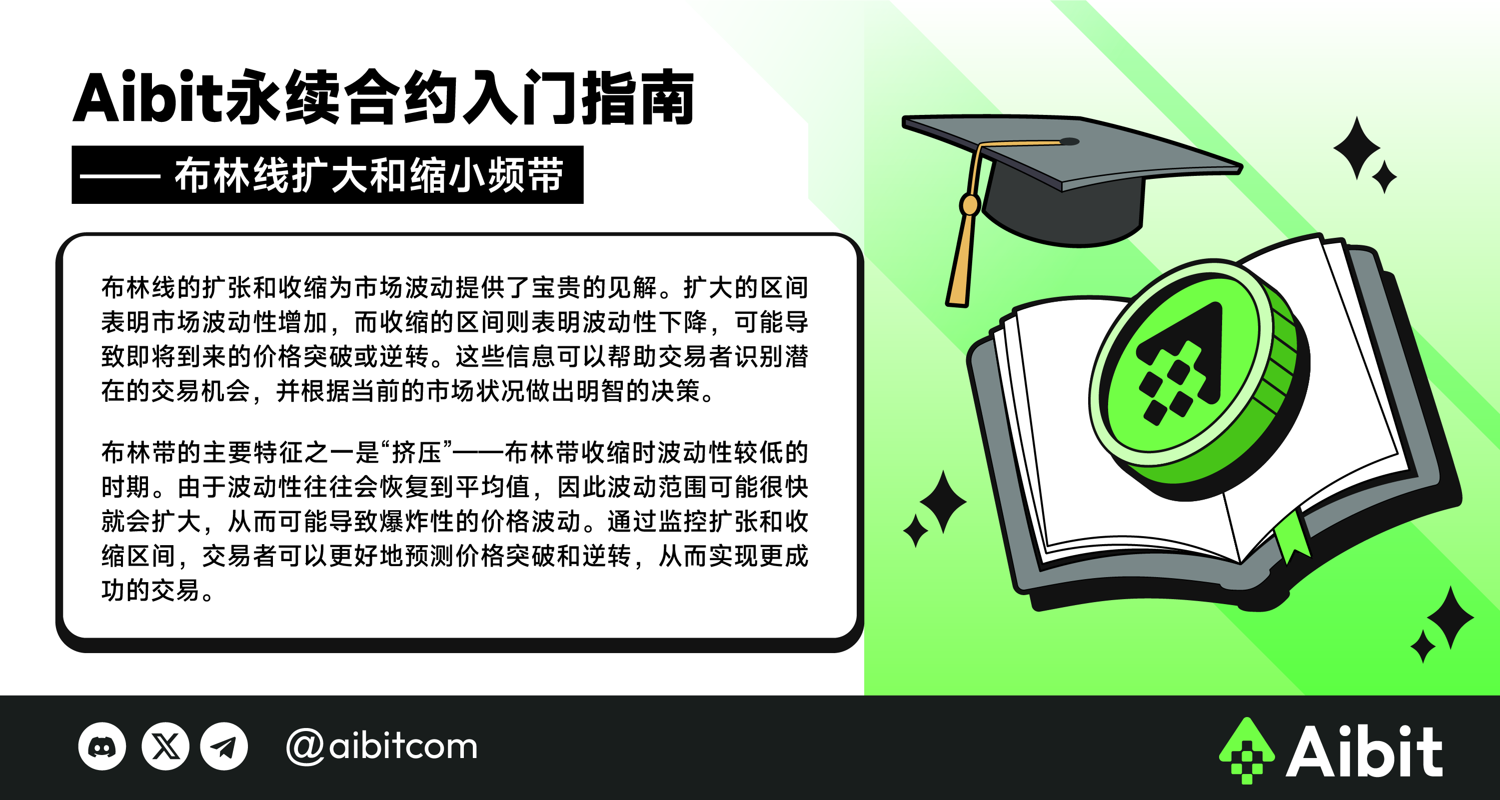 Aibit 永续合约入门指南_布林线扩大和缩小频带-01.png